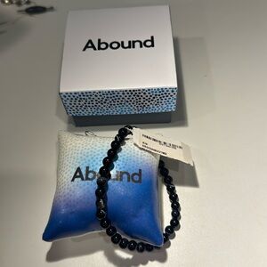 Abound bracelet men’s semi precious stone black